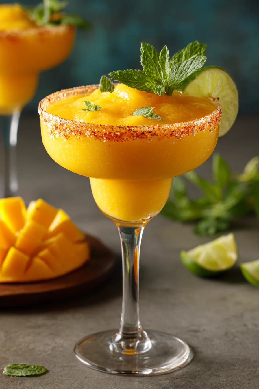 Creative Twists on the Classic Frozen Mango Daiquiri herbs